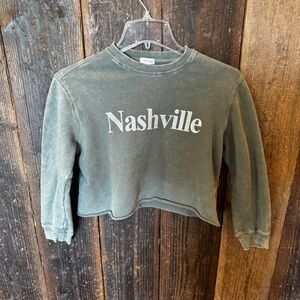Buckle Green Nashville Kids Sweatshirt